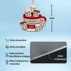 Individuelles Acryl-Ornament – Personalisierte Weihnachtsgeschenke für Opa und Oma – Unsere kleinen Marshmallows