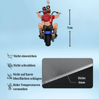 Personalisierter Acryl-Schlüsselanhänger mit Motorradpaar