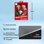 Personalisierter Acrylanhänger mit Foto und Text Christbaumschmuck für Familie