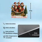 Acrylanhänger mit Fotos und Text Personalisierter Christbaumschmuk für Oma und Opa