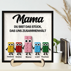 Süße Puzzle-Personalisierte Holztafel mit 2 Schichten