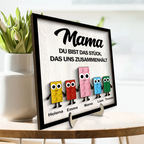 Süße Puzzle-Personalisierte Holztafel mit 2 Schichten