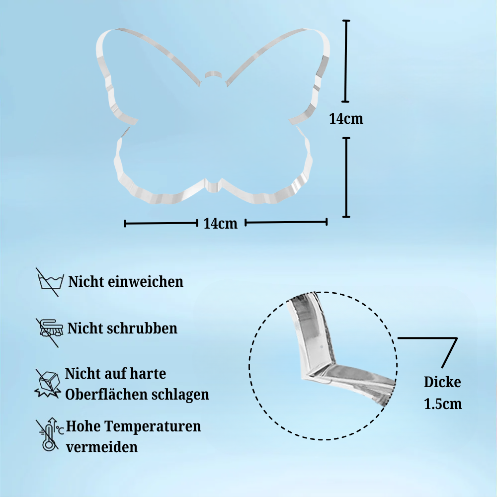 Schmetterling Acrylplakette Zuerst..Jetzt...-Personalisierte Geschenke für Mama und Oma