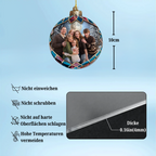Christbaumschmuck(flach) mit Foto- personalisiertes Acryl Foto Ornament