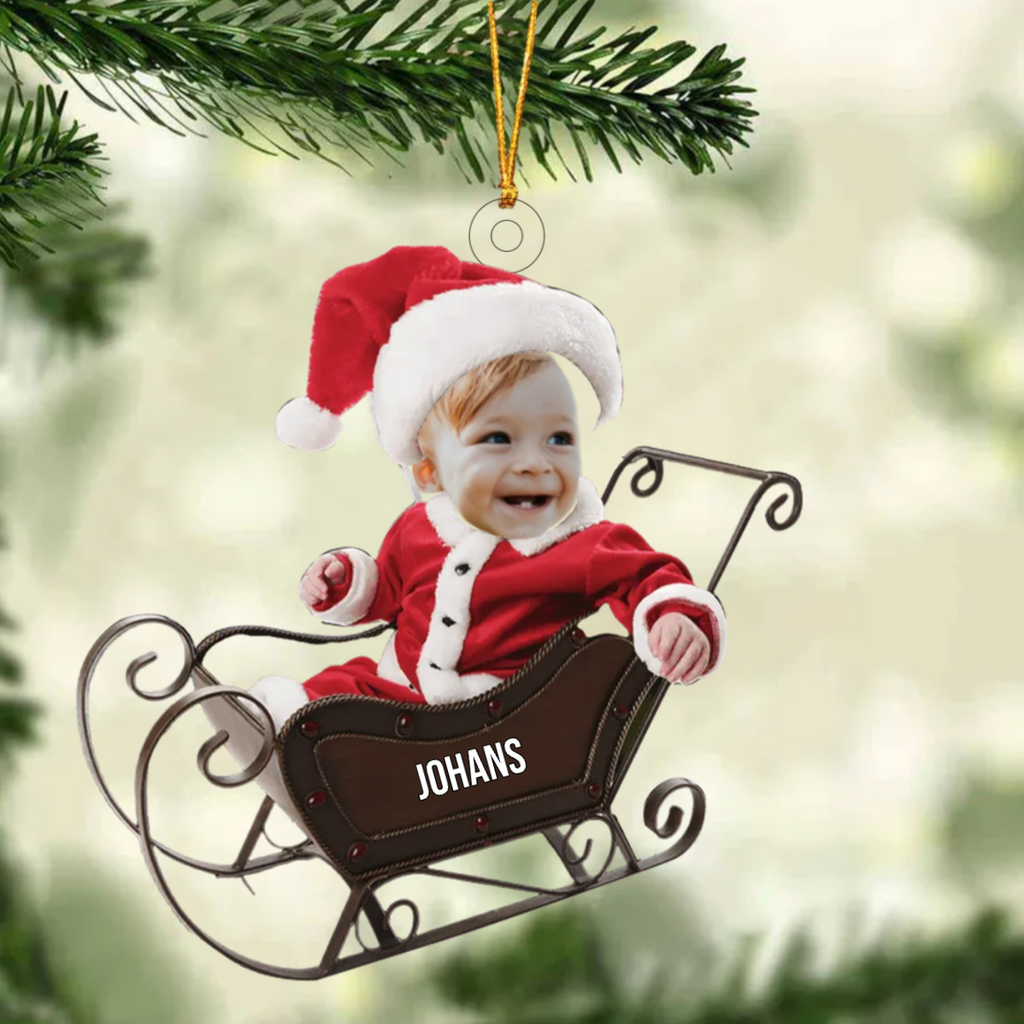 Baby Santa Weihnachtsanhänger Christbaumschmuck Acrylschmuck