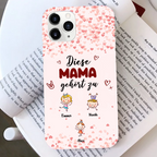 Diese...gehört zu - Silikonhandyhülle für iPhone und Samsung mit Comicfiguren Geschenk für Mama und Oma