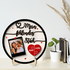 Personalisierte Holztafel -Mein felendes Stück-Geschenk für Paar