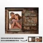Bilderrahmen-Personalisiertes Sonnenblendenclip mit Foto Geschenk für Paare