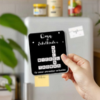 Personalisiertes Kreuzworträtsel-Acryl-Kühlschrankmagnet