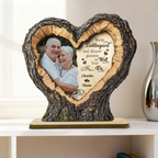 Mein Lieblingsort... Personalisierter Holzaufsteller mit Foto und Spruch, Geschenk für Paar