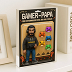 Gamer Papa-Personalisiertes Acrylblock