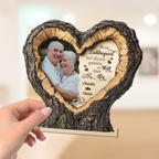 Mein Lieblingsort... Personalisierter Holzaufsteller mit Foto und Spruch, Geschenk für Paar