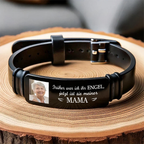 Schutzengel-Personalisiertes Silikon-Armband Trauergeschenk