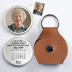 Pocket Hug (Taschenumarmung) mit Foto und Kalender Münze personalisiert Trauergeschenk