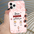 Diese...gehört zu - Silikonhandyhülle für iPhone und Samsung mit Comicfiguren Geschenk für Mama und Oma