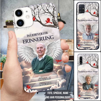 Engelsflügel-Personalisierte Handyhülle für iPhone und Samsung