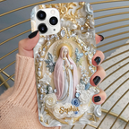 Silkon Handyhülle mit Name Personalisierte Handyhülle für iPhone und Samsung