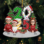 2025 Personalisierter Christbaumanhänger mit Familie Acrylornament