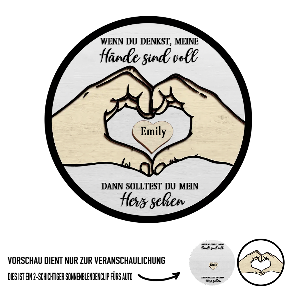 Personalisiertes Holztafel für Familie, Oma und Opa