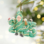 2025 Baby Personalisierter Acrylanhänger mit Foto Weihnachtsgeschenk