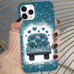 Wagen und Herzen - Silikonhandyhülle für iPhone und Samsung mit Namen personalisiert Geschenk für Oma und Mama