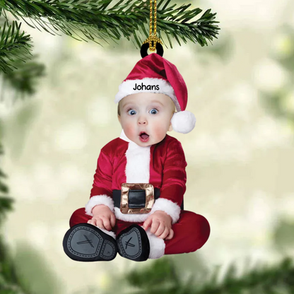 Baby Kostüme Foto Weihnachtsschmuck mit Name