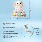 Osterhase Oma – Personalisierter Acrylblock mit Namen – Osterdeko Geschenk für Oma