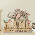 Elefanten Mama-Personalisierte Acryltafel für Mutter