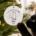 Personalisierter Keramik-Anhänger – Erinnerung an deine Katze