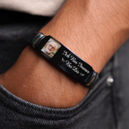 Immer bei dir-Personalisiertes Verstellbares Armband