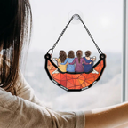 Sonnenfänger Ornament mit 2-6 Frauen personalisiert Geschenk für Schwester und Freunde