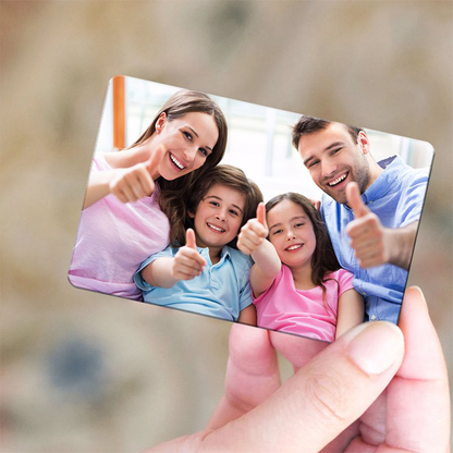 Brieftasche-Karte mit Foto und Text Geschenk für Partner und Papa