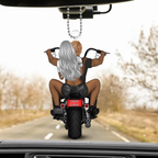 Personalisierter Acrylanhänger mit Motorradpaar