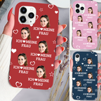 Ich liebe... Silikonhandyhülle für iPhone und Samsung mit Foto Geschenk für Frau, Mann, Papa, Mama, Opa und Oma