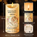 Beste Mama gehört mir  LED-Kerze mit Foto und Text Geschenk für neue Mama