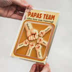 Fausstoß Personalisierte Acryltafel mit Namen für Papa und Opa