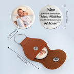 Immer Dein kleines Mädchen-Taschenumarmung mit Foto für Vater und Mutter