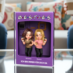 Personalisierter Acrylglas-Aufsteller für Beste Freundinen und Schwester
