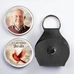 Ich bin immer bei dir- Pocket Hug mit Foto Taschenumarmung zur Trauer Münze mit Foto