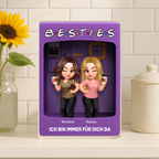 Personalisierter Acrylglas-Aufsteller für Beste Freundinen und Schwester