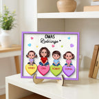 Omas Lieblinge-Personalisierte Holzplakette Oma/Mama mit Kinder