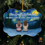 Acrylanhänger mit 2-8 Personen Personalisierter Christbaumschmuk für Familie, Bruder und Schwester