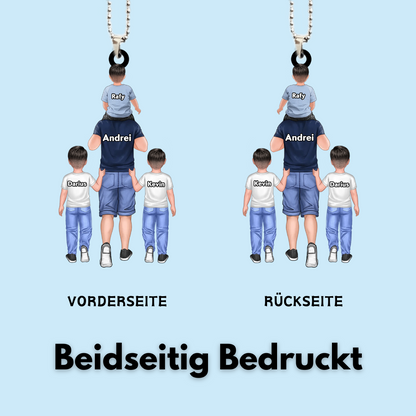 Acrylanhänger Papa/Mama mit Kinder