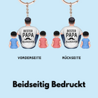 Bester Papa-Acryl Schlüsselanhänger Vater und Kinder Geschenke für Papa und Opa