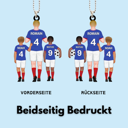 Papas Fußballmannschaft Acrlyanhänger
