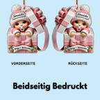 Personalisierte 2D Flach Acryl Ornament - Baby Geschenk