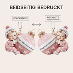 "Babys Erstes Weihnachten" Acryl-Anhänger mit Name Personalisierter Weihnachtschmuck