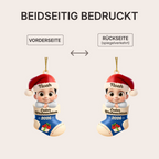 Erstes Weihnachten 2025 - Acrylanhänger Weihnachtsanhänger mit Baby