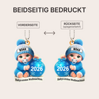 Babys Erstes Weihnachten Personalisierter Acrylanhänger Christbaumschmuck