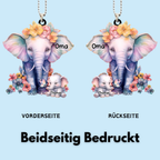 Elefanten-Personalisierter Anhänger mit Namen